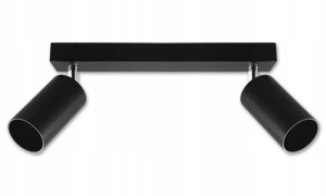 NORD 4280 Kinkiet GU10 LED Bardo ruchomy x2 czarny