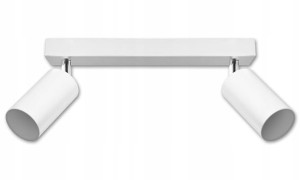 NORD 1480 Kinkiet GU10 LED Bardo ruchomy x2 biały