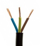 ELEKTROKABEL Przewód OMY 3x1,5 mm2 czarny krążek 100m