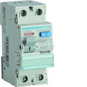HAGER CDC225J Wyłącznik różnicowoprądowy 2P 25A
