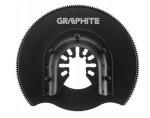 GRAPHITE 56H061 Tarcza półokrągła HSS do metalu, 80 mm, 200 zębów