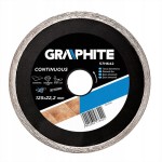 GRAPHITE 57H642 Tarcza diamentowa 125 x 22.2 mm, pełna 57H642