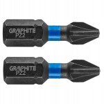 GRAPHITE 56H504 Bity udarowe PZ2 x 25 mm, 2 szt.