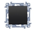 KONTAKT CW1.01/49 SIMON 10 Łącznik jednobiegunowy (moduł) 10AX, 250V~ zaciski śrubowe czarny mat