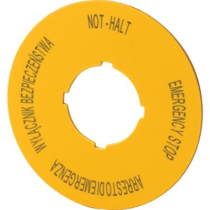 EATON 167638 Tabliczka przycisk bezpiecznikowy z opisem M22-XBK15