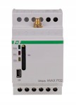 F&F SIMplyMAX-P02 Przekaźnik zdalnego sterowania GSM (CLIP); 2xWY, 2xWE; sterowanie bramą; 230V AC; 2NO/NC; montaż na szynie DIN