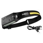 NEO 99-097 Latarka czołowa LED belt 2 w 1