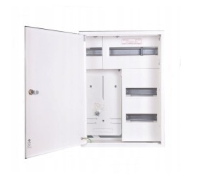 KUBIAK Rozdzielnica n/t licznikowa RZ 7 NN O (T3F + 36) odczyt 577x423x220; z okienkiem; IP30; RAL 9003