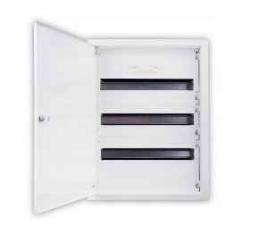 KUBIAK Rozdzielnica p/t modułowa RW 13 NN (3 x 20) 577x423x130; szyna TSH35; zamek patent.9081; IP30; RAL9003