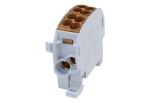 SIMET 81503015 SCB 25-Cu Blok rozdzielczy odgałęźny Cu 80110 SIMBLOCK brązowy