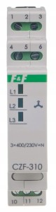F&F CZF-310 Czujnik zaniku i asymetrii faz, montaż na szynie DIN