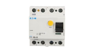 EATON 102825 PFIM-100/4/03 Wyłącznik różnicowoprądowy 10kA,In=100A, I?N=0,3A, Typ AC, 4-bieg. seria PFIM