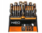 NEO 04-210 Zestaw wkrętaków i końcówek wkrętakowych 37 szt.