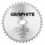 GRAPHITE 55H606 Tarcza do pilarki, widiowa, 300 x 30 mm, 40 zębów