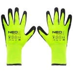 NEO 97-613-9 Rękawice robocze ocieplane nylon powlekany lateksem 4142X rozmiar 9