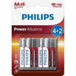 Philips Bateria AA, Alkaliczna (4+2szt) LR6P6BP/10