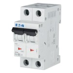 EATON 286574 PL6-D2/2 Wyłącznik nadprądowy 6kA, In=2A, char. D, 2-bieg. seria PL6