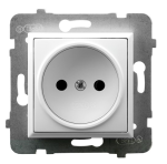 OSPEL ARIA GP-1U/m/00 Gniazdo pojedyncze białe