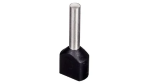BM TID2X1,5L12 Tulejka izolowana podwójna czarna 2x1,5L12 00657 100 sztuk