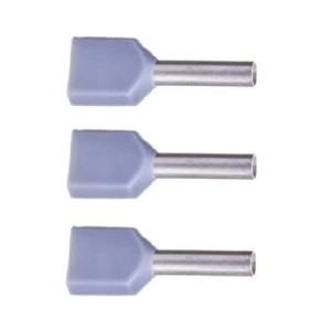 BM TID2X4L12 255150 Tulejka izolowana podwójna 2x4L12 szara 100 sztuk