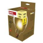 EMOS Z58032 Żarówka LED Vintage G125  E27  4,5 W (40 W)  420 lm Ciepła biel