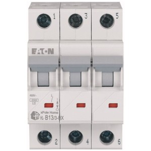 EATON 194880 HN-B13/3 Wyłącznik nadprądowy 6kA, In=13A, char. B, 3-bieg. Seria HN