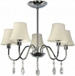 CANDELLUX SORENTO Żyrandol 5x40W E14 chrom 35-11565, lampa powystawowa