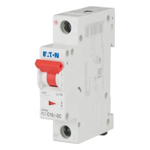 EATON 264887 PL7-C10/1-DC Wyłącznik nadprądowy 10kA In= 10A char. C, 1-bieg. Seria PL7-DC