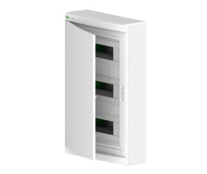 EPN 2445-00 ELEGANT rozdzielnica 3x12 PE+N natynkowa nowa wersja IP 40 biała