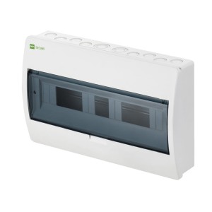 EPN 2404-01 ELEGANT Rozdzielnica 1x18 PE+N natynkowa IP 40 dymna