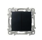 OSPEL ŁP-19Z/M/33 SZAFIR Łącznik podwójny krzyżowy, czarny