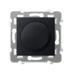 OSPEL ŁP-8ZL2/M/33 SZAFIR Ściemniacz uniwersalny do obciążenia żarowego, halogenowego oraz LED - kolor czarny metalik