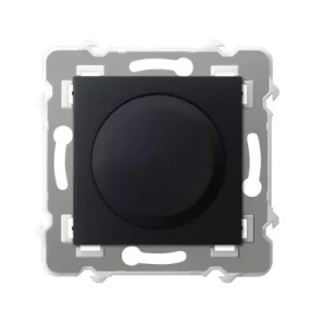 OSPEL ŁP-8ZL2/M/33 SZAFIR Ściemniacz uniwersalny do obciążenia żarowego, halogenowego oraz LED - kolor czarny metalik