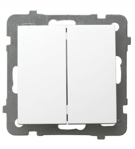 OSPEL AS ŁP-2G/m/00 łącznik 2-b biały