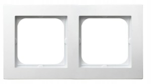 OSPEL AS R-2G/00 ramka 2P biała