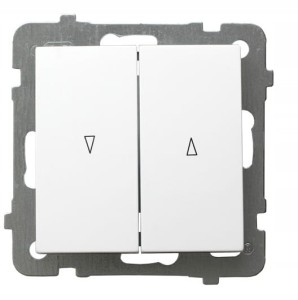 OSPEL AS ŁP-7G/m/00 łącznik żaluzjowy biały