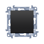 KONTAKT CW1C.01/49, SIMON 10 WC-W1XXXXC-01-49XX, Łącznik jednobiegunowy, (moduł) 10AX, 250V, szybkozłącza, czarny