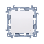 KONTAKT CW6C.01/11 SIMON 10, WC-W6XXXXC-01-11XX, Łącznik schodowy (moduł), 10AX, 250V, szybkozłącza, biały