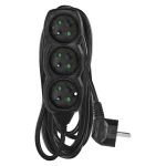 EMOS PC0315 Przedłużacz 3 gniazda 5m czarny