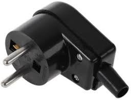 ELGOTECH WT-20S-2 Wtyczka 16A z uziemieniem czarna