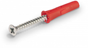 RAWLPLUG UNO-06+445 UNO Kołek uniwersalny 6x28mm z wkrętem 4,0x45mm 100 sztuk