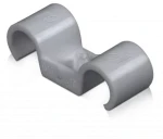 RAWLPLUG R-SC40-PCD-20 Uchwyt plastikowy do rurek instalacyjnych podwójny 20 mm posadzkowy wzmocniony PA 50 szt.