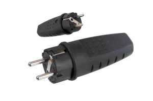 PAWBOL Wtyczka gum.przen 250V 16A IP44 LUX D.3158L
