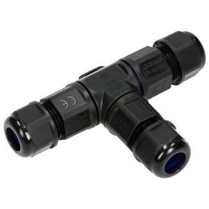 ORNO OR-AE-13602 Konektor kablowy trójnik T IP68, 3x4mm2, 450V/25A