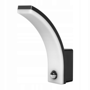 ORNO AD-OP-6204BLPMR4 FRENIT LED 20W, oprawa ogrodowa z czujnikiem ruchu, 2000lm, IP65, 4000K, funkcja przyciemnienia, czarna