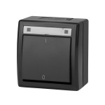 EPN 5003-17 AQUANT 2K łącznik natynkowy 2-biegunowy IP 55 - kolor antracytowy