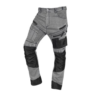 NEO 81-360-2-S Spodnie robocze DENIM, wzmocnienia Oxford, szare, rozmiar S