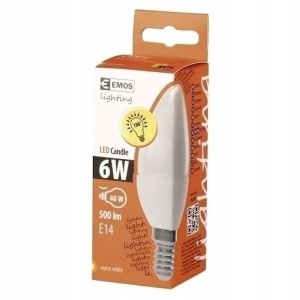 EMOS ŻARÓWKA LED ŚWIECZKA SR CANDLE 6W E14 ZL3207