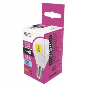 EMOS Żarówka LED Classic 6W E14 zimna biel ZQ1222