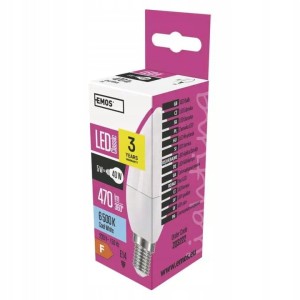 EMOS ZQ3222 Żarówka świeczka LED Classic candle 5W E14